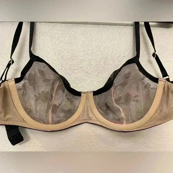 Felina Women's Sabrina Floral Plunge Contour Bra Size 34 C - Picture 5 of 8